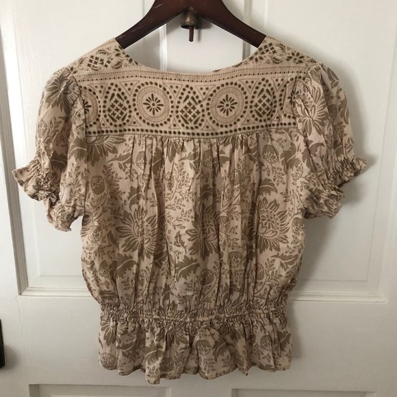 Spell Lioness Cap Sleeve Blouse - S - Picture 3 of 7